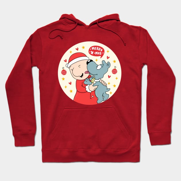 Merry Doug X'mas Hoodie by artxlife